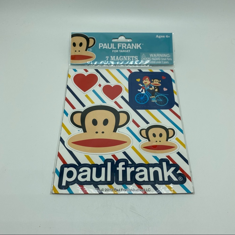 NEW! 2012 Paul Frank for Target 7pc Magnet Set